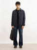Solid Regular Fit Fuffer Jacket | Navy Blue | WJK02FSRE1028W