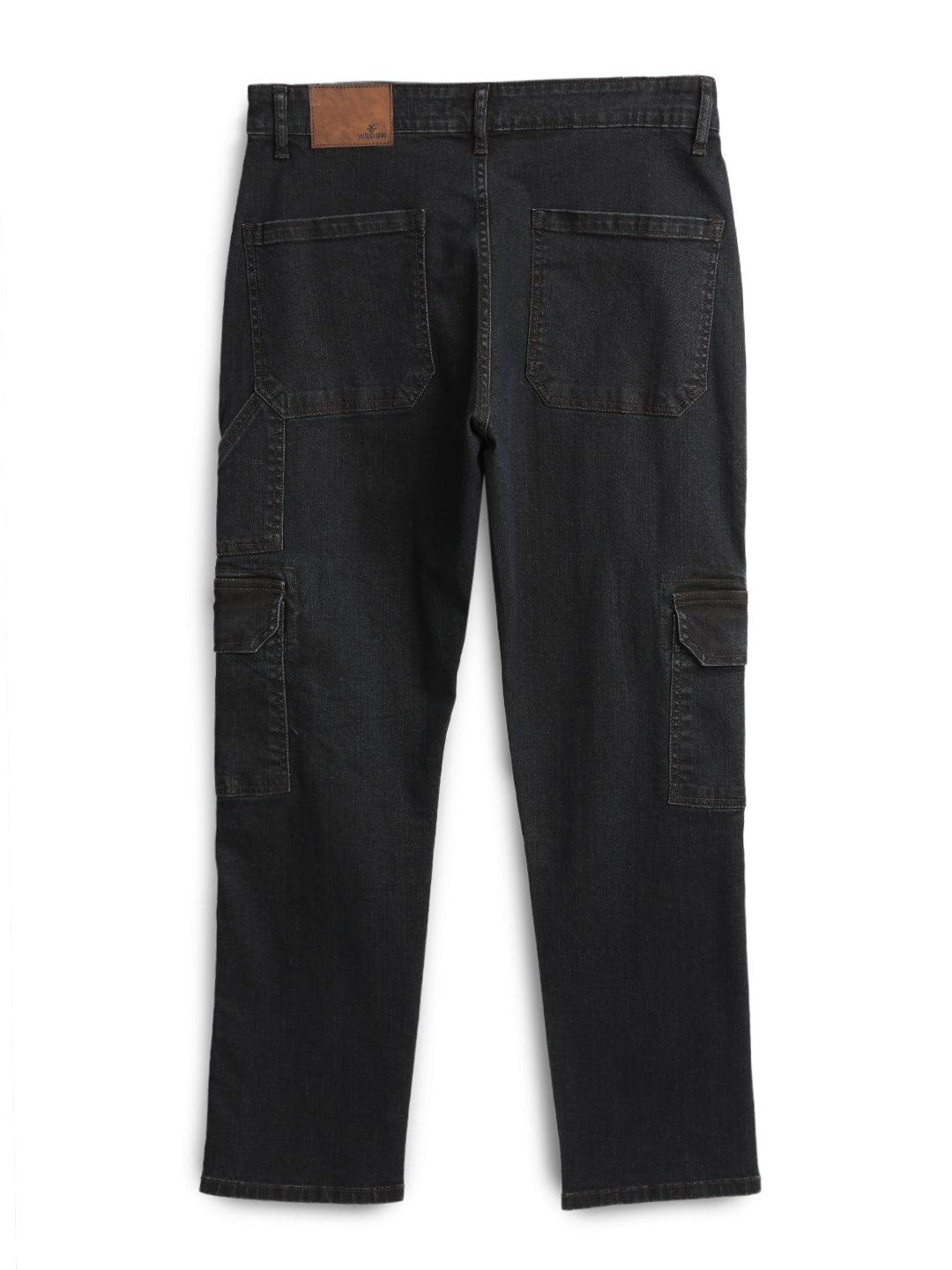 Black Cargo Stitch Jeans