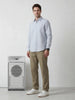 Straight Fit Solid Trouser | Khaki