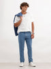 Solid Slim Fit Denim Jeans | Blue