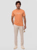 Classic Placement Printed T-Shirt | Orange