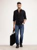 Straight Fit Denim Jeans | Blue