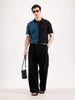 Cut & Sew Polo T-Shirt   |  Teal
