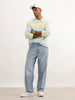 Faded Loose Fit Denim Jeans | Light Blue