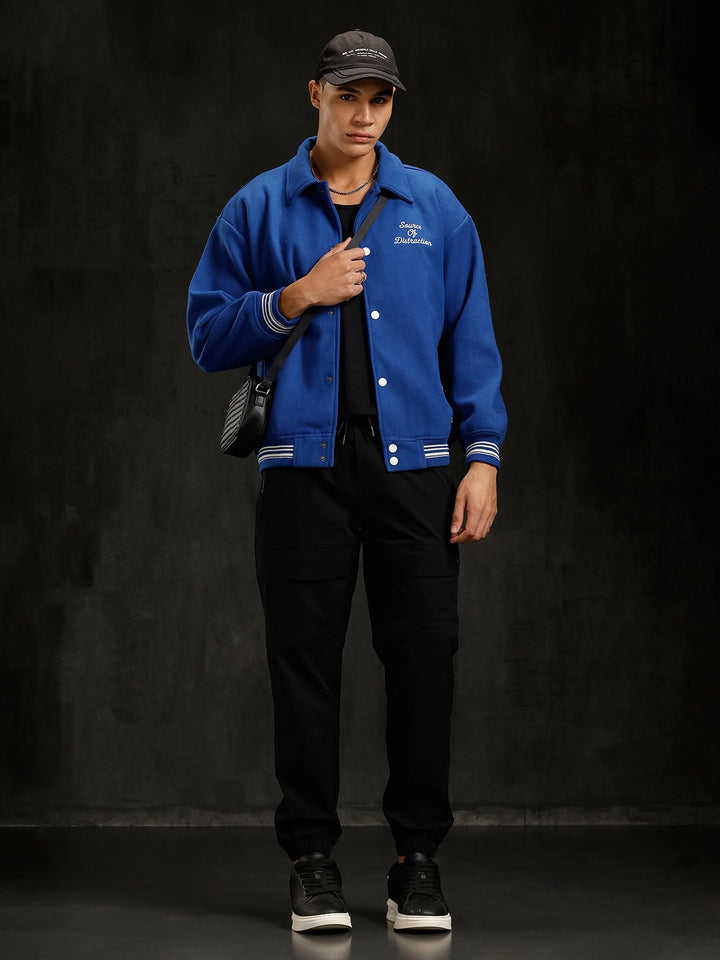 Solid Straight Fit Jogger | Black