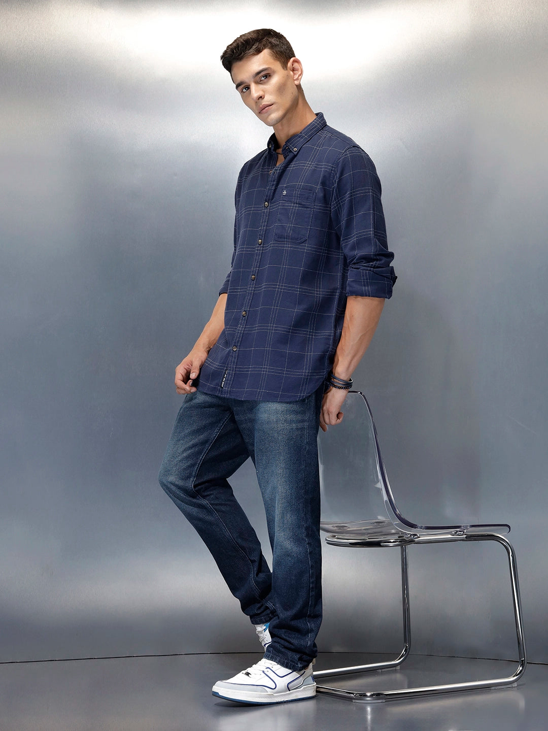 Relaxed Fit Casual Jeans | Blue