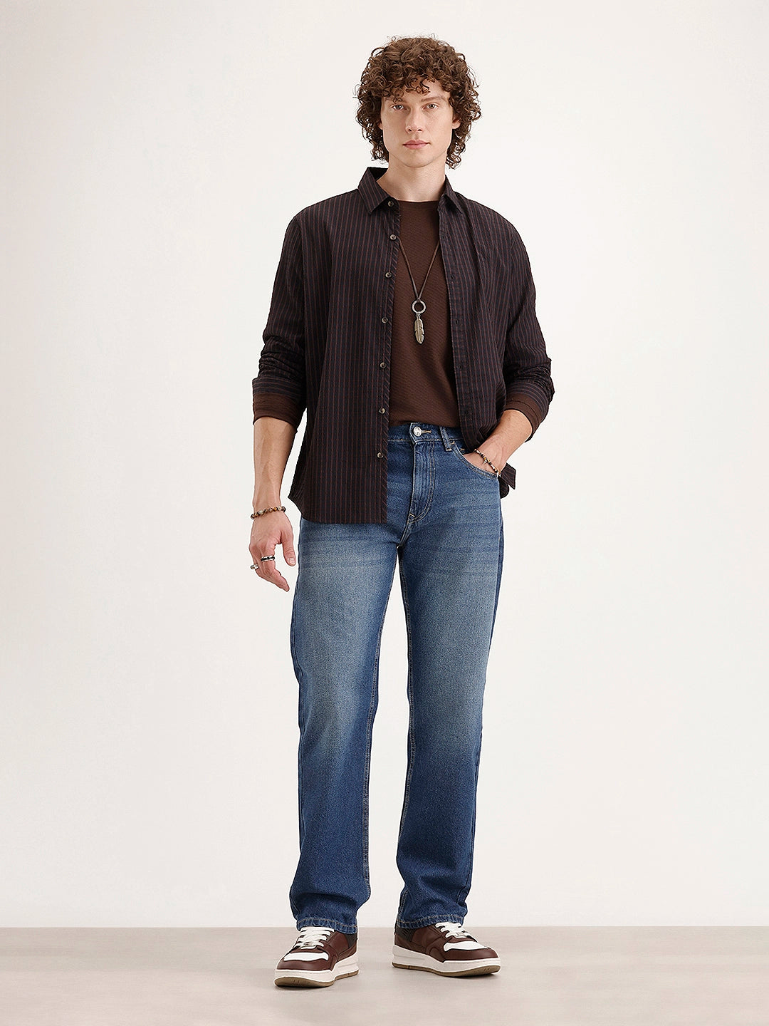 Faded Anti Fit Denim Jeans | Light Blue