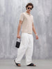 Men's Slim Fit Textured Polo | Beige