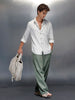 men's casual striped pattern shirt | Off White