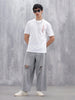 Men’s Casual Oversized Fit Graphic T-Shirt | Brown
