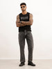 Washed Anti Fit Denim Jeans | Dark Grey