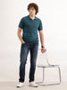 Faded Slim Fit Denim Jeans  | Blue