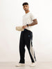 Classic Side Stripe Loose Fit Track Pant | Navy Blue