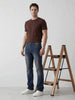 Classic Straight Fit Denim Jeans| Blue
