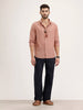 Slim Fit 100% Cotton Shirt | Rust
