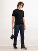 Anti Fit Faded Denim Jeans | Dark Blue