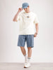 Classic Oversized Back Printed T-Shirt  | Yellow