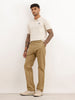 Solid Straight Fit Trousers | Khaki