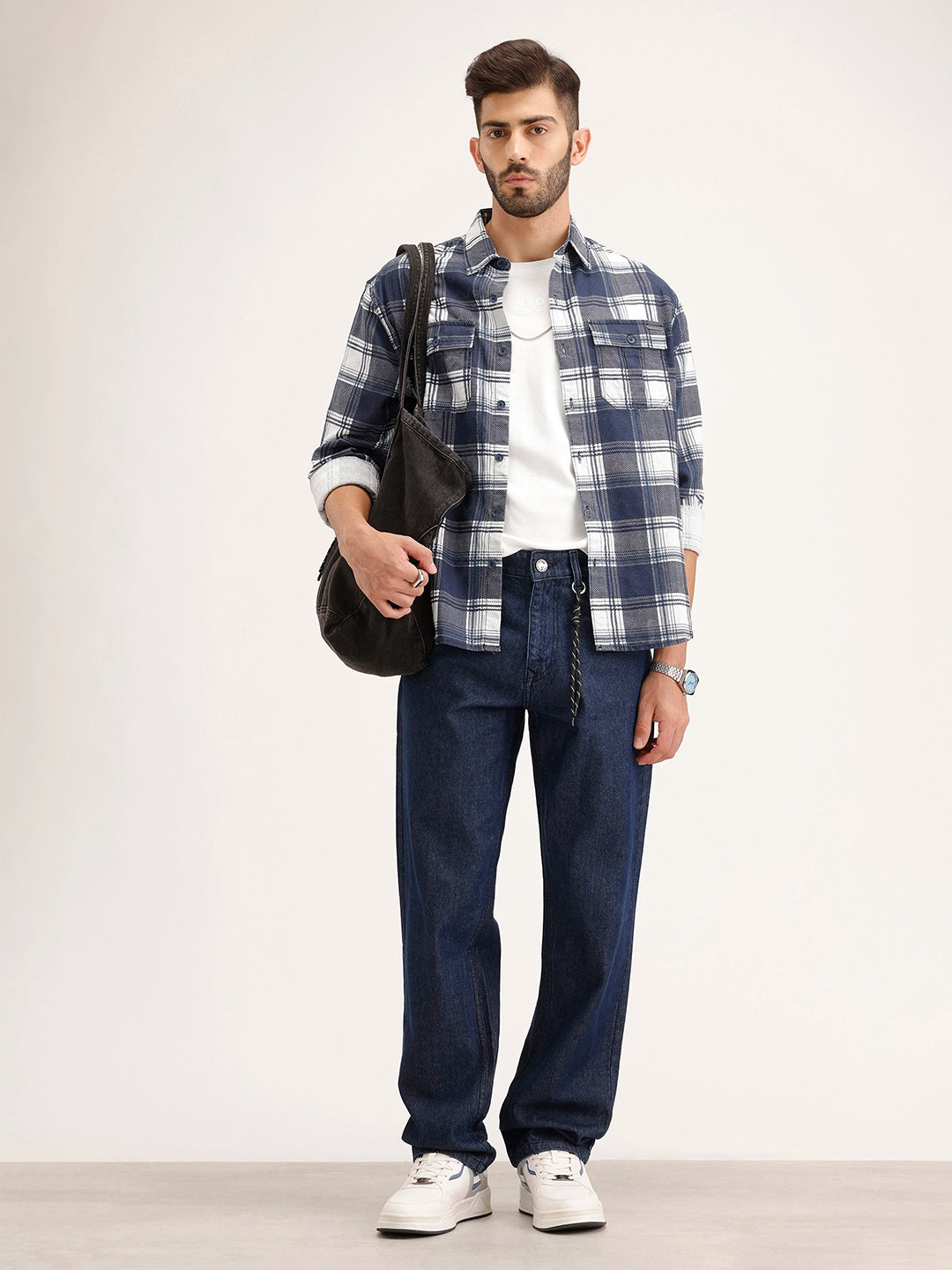 Anti-Fit Denim Jeans | Dark Blue