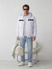 Solid Hooded Puffer Jacket | White