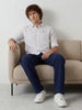 Comfort Fit Striped Shirt | Black