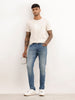 Distressed Skinny Fit Denim Jeans | Light Blue