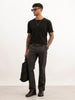 Solid Slim Fit Trouser | Grey