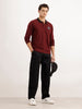 Loose Fit Cut & Sew Trouser  | Black