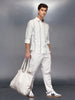 Textured stripe shirt | Off White