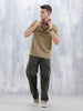 Men's Casual Loose Fit Cargo Trousers | Green