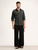Textured Regular Fit Shirt | Dark Green