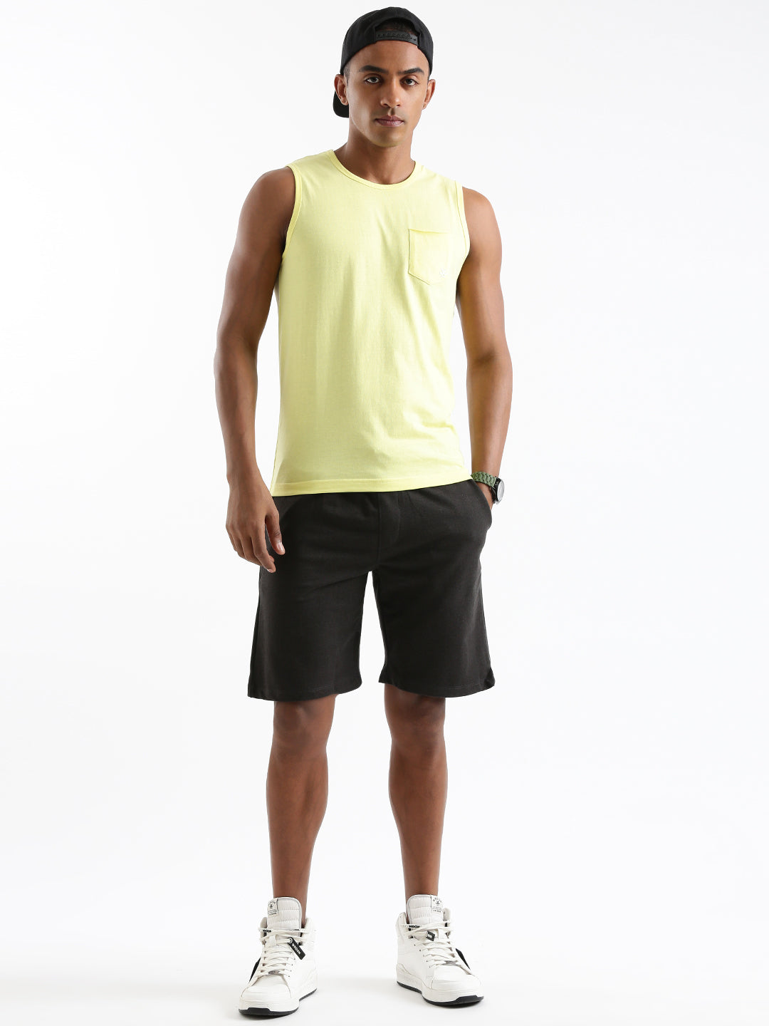 Solid Charcoal Comfort Shorts