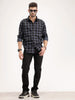 Solid Slim Fit Denim Jeans | Black