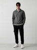 Men's casual cargo knit joggers | Black