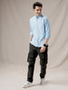 Mandarin Collar Long Sleeve Shirt