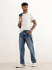 Washed Anti Fit Denim Jeans | Light Blue