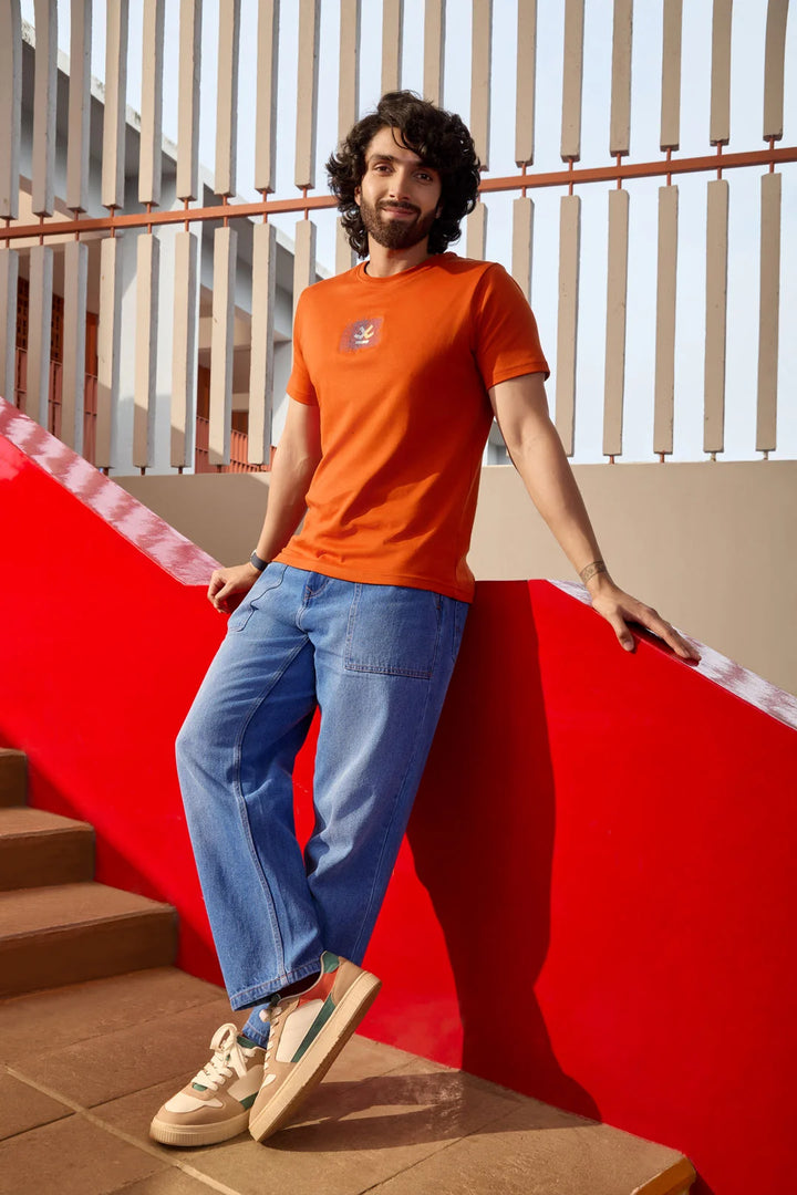 Light Fade Loose Fit Jeans | Blue