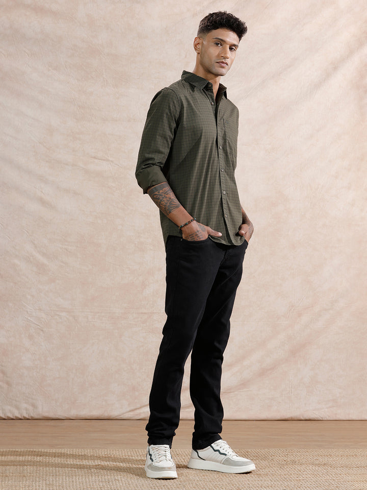 Casual Slim Fit Jeans | Black