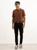 Solid Slim Crop Fit Denim Jeans | Black | WJN0200SL2001S
