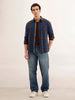 Regular Fit Checkered Shirt | Brown