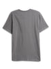 Charcoal Grey Chest Printed T-Shirt