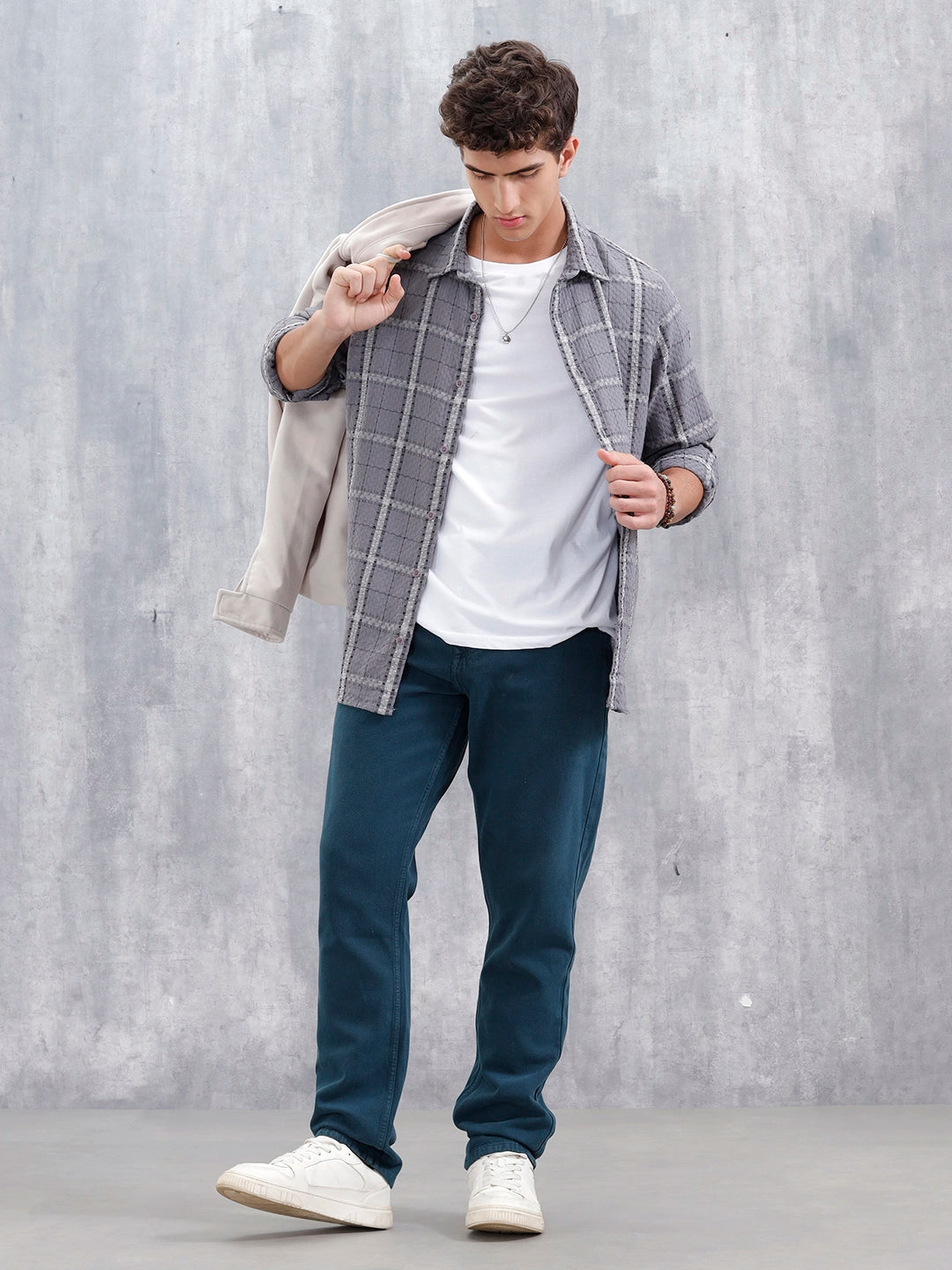 Men's Casual Relaxed Fit Jeans | Teal