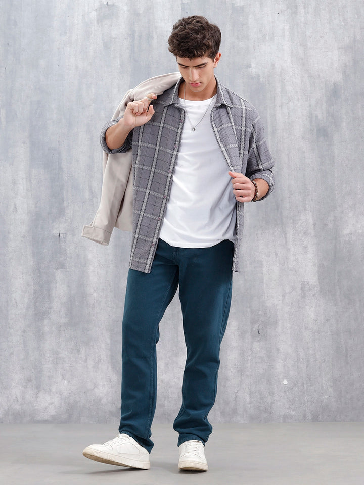 Men's Casual Relaxed Fit Jeans | Teal