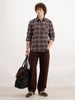 Regular Fit Checkered Shirt  | Brown