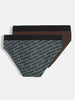 Daily Ease Solid & Print Pack of 2 Briefs