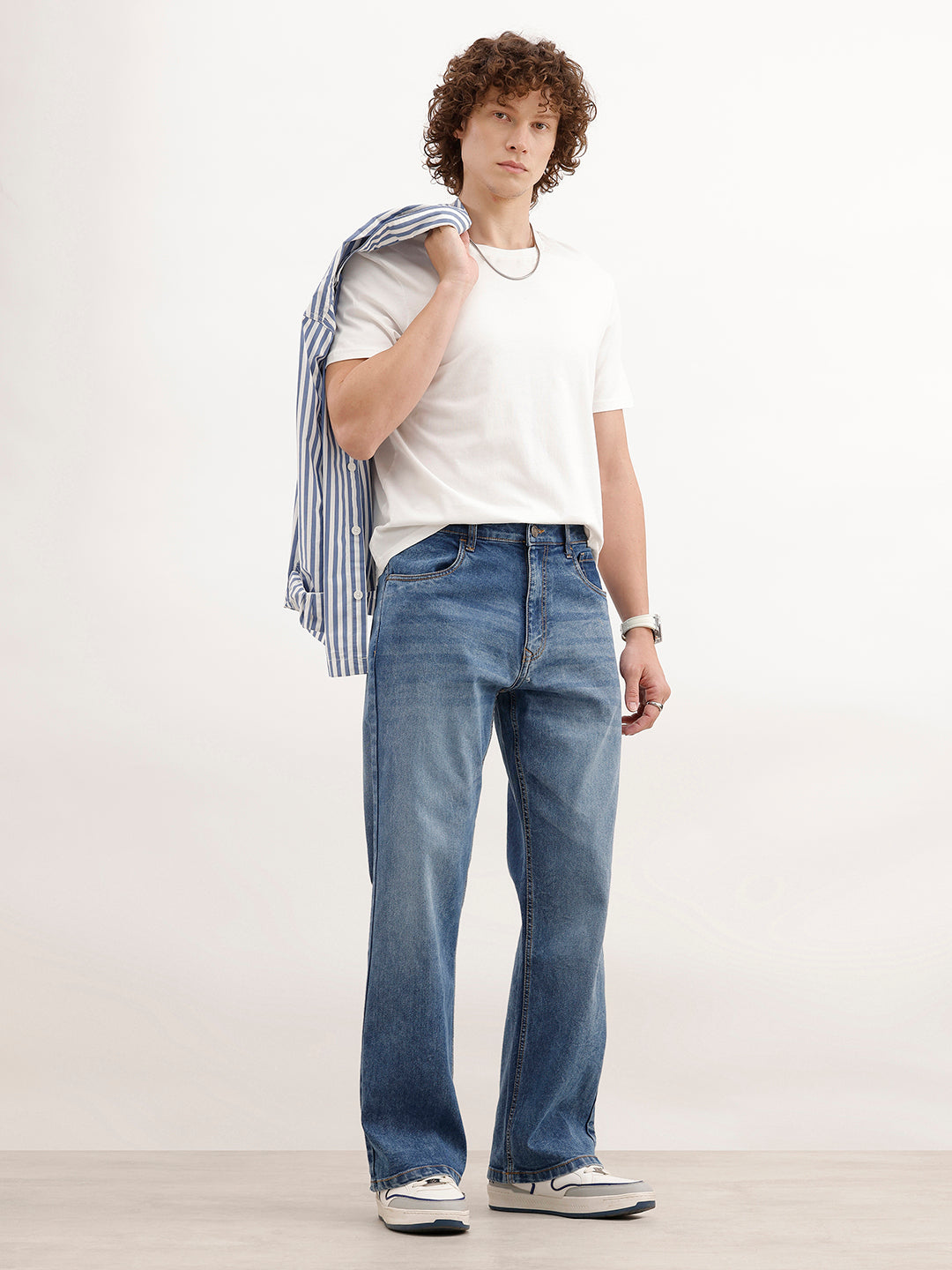 Classic Bootcut Fit Denim Jeans | Light Blue