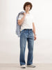 Classic Bootcut Fit Denim Jeans | Light Blue