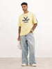 Oversized Placement Printed T-Shirt | Yellow