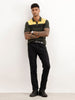 Regular Fit Cut & Sew Polo T-Shirt | Olive