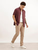Classic Solid Slim Fit Trouser | Brown | WSTRS5021F